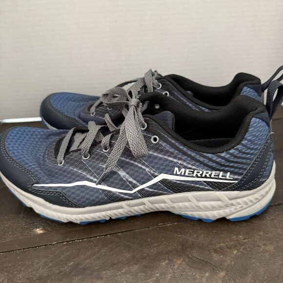 Mens MERRELL PERFORMANCE FOOTWEAR SELECT FRESH 8.5 HIKING TRAIL SHOES Dark Slate - Picture 4 of 9